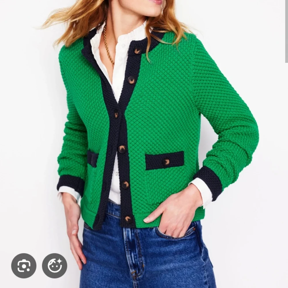 Boden NWT! Vibrant Green Textured Apparel - Picture 2 of 2